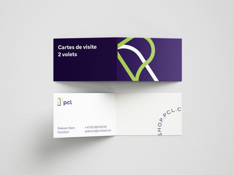 Cartes de visite doubles