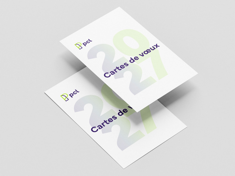 Cartes de v&oelig;ux A5 - 1 feuillet